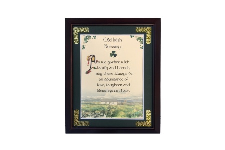/Irish-Blessings/8x10-Framed/Old-Irish-Blessing---As-We-Gather-With