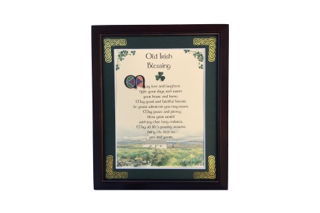 /Irish-Blessings/8x10-Framed/Old-Irish-Blessing---May-Love-and-Laughter