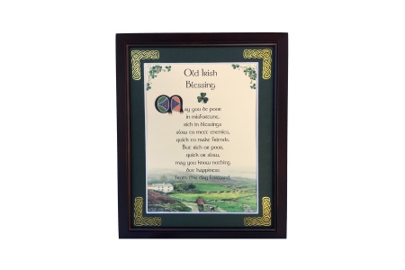 /Irish-Blessings/8x10-Framed/Old-Irish-Blessing---May-You-Be-Poor