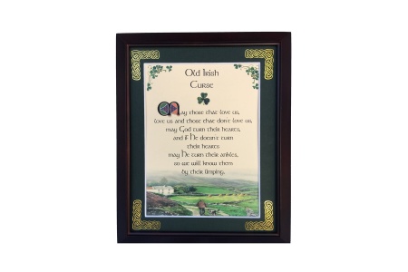 /Irish-Blessings/8x10-Framed/Old-Irish-Curse