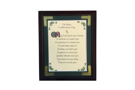 /Irish-Blessings/8x10-Framed/On-Your-Confirmation-Day