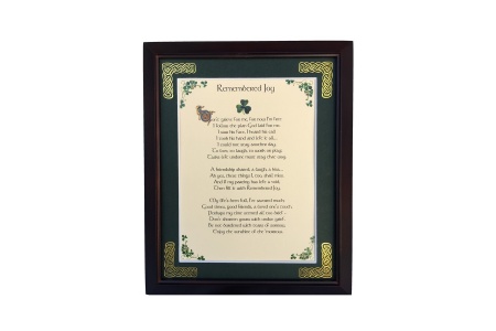 /Irish-Blessings/8x10-Framed/Remember-Joy