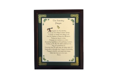 The Serenity Prayer - Long Version - 8x10 Framed Blessing