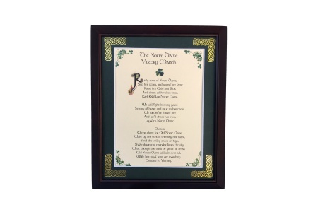 /Irish-Blessings/8x10-Framed/The-Notre-Dame-Victory-March