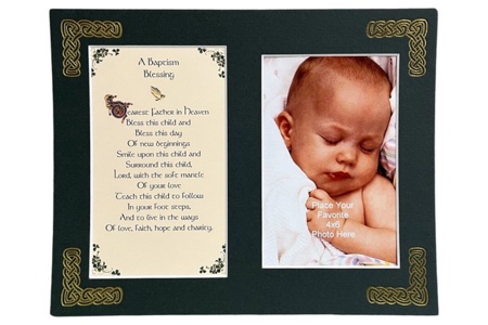 A Baptism Blessing - Dearest Father in Heaven - 8x10 Matted Photo Verse - 8x10 Matted Photo Verse
