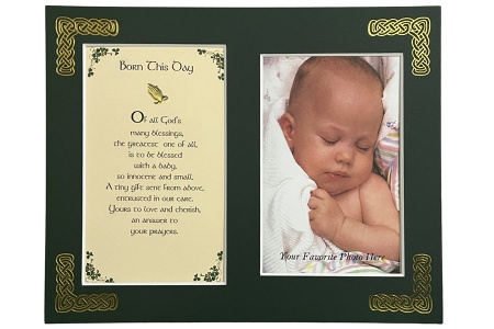 Born This Day - 8x10 Matted Photo Verse