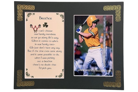 Brother - 8x10 Matted Photo Verse