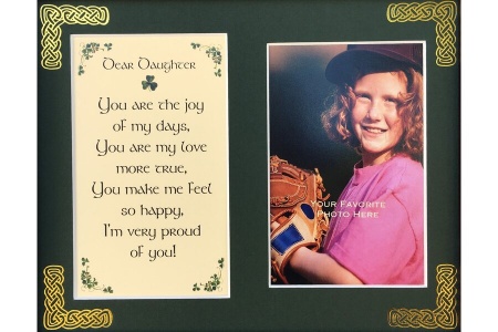 Daughter - Dear Daughter - You are the joy - 8x10 Matted Photo Verse