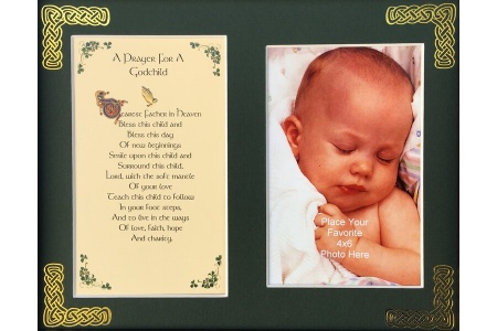 A Prayer for a Godchild - Dearest Father in Heaven - 8x10 Matted Photo Verse
