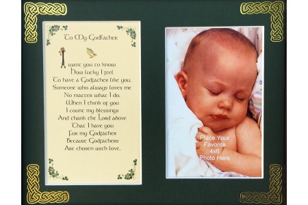 To My Godfather - 8x10 Matted Photo Verse