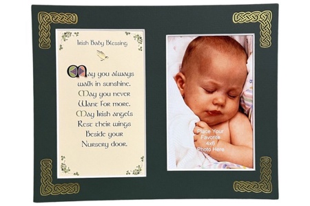 Baby Blessing - May you always walk in sunshine - 8x10 Matted Photo Verse