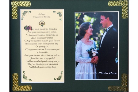 Engagement - An Irish Engagement Blessing - 8x10 Matted Photo Verse