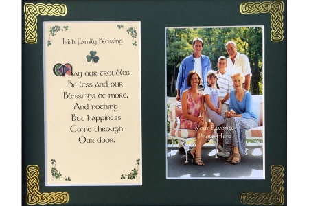 Irish Family Blessing - 8x10 Matted Photo Verse