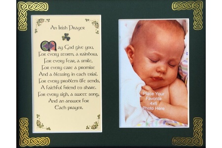 An Irish Prayer - May God give you for every storm - 8x10 Matted Photo Verse