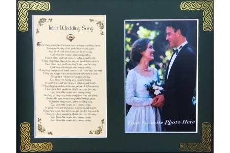 Irish Wedding Song - 8x10 Matted Photo Verse