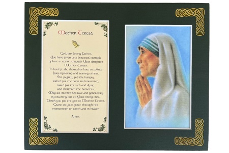 Prayer to Blessed Teresa of Calcutta - 8x10 Matted Photo Verse