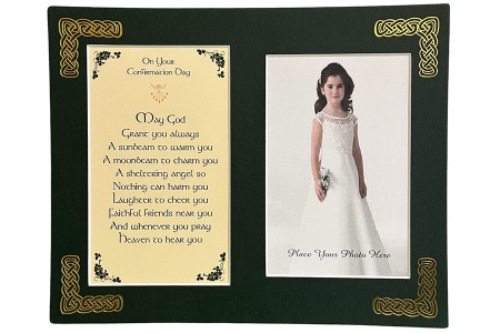 Confirmation Day - May God grant you always a sunbeam - 8x10 Matted Photo Verse