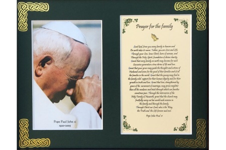 Prayer for the Family - 8x10 Matted Photo Verse