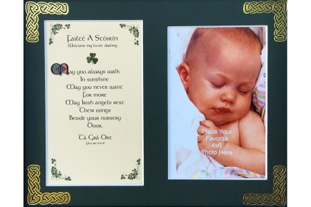 Welcome My Little Darling - 8x10 Matted Photo Verse