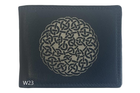 Celtic Knot Wallet - Black