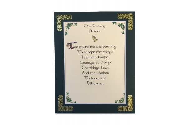 Serenity Prayer - Short Version - 8x10 Matted