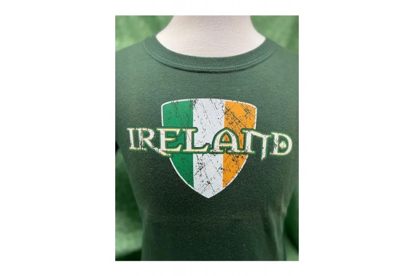 Distressed Ireland Shield T-Shirt