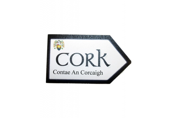 Cork - County Road Sign Magnet