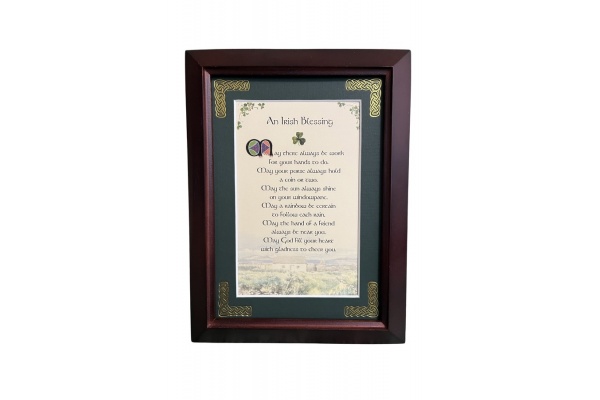Irish Blessing - May There Always Be - 5x7 Framed