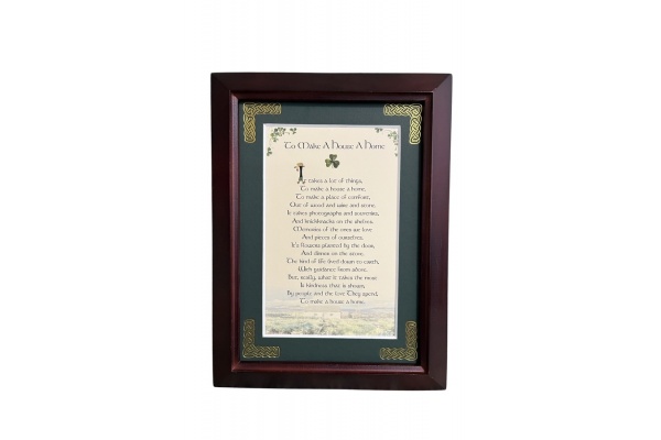 To Make a House a Home - 5x7 Framed Blessing
