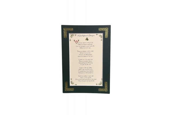 /Irish-Blessings/5x7-Matted/A-Firefighters-Prayer