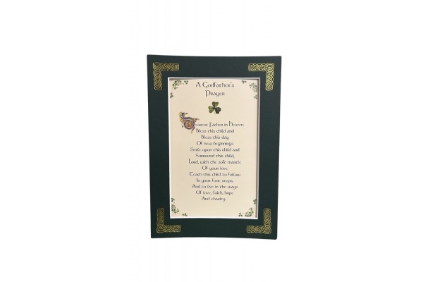 A Godfather's Prayer - Dearest Father in Heaven - 5x7 Matted 