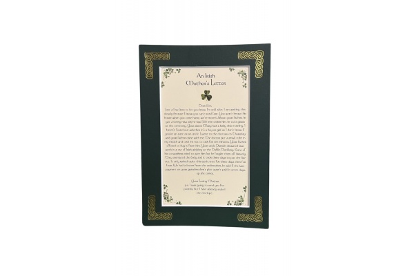 /Irish-Blessings/5x7-Matted/An-Irish-Mothers-Letter