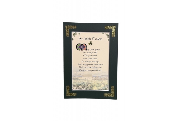 /Irish-Blessings/5x7-Matted/An-Irish-Toast---May-your-glass-be-always-full