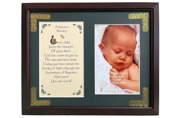 A Baptism Blessing - Little Child - 8x10 Photo Blessing