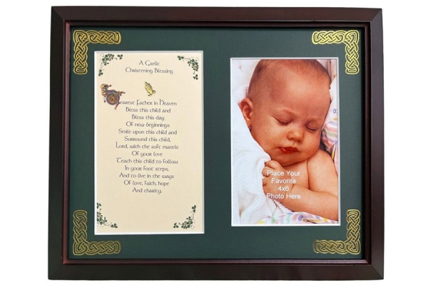 A Gaelic Christening Blessing - 8x10 Photo