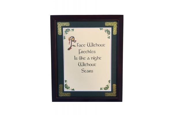/Irish-Blessings/8x10-Framed/A-Face-Without-Freckles