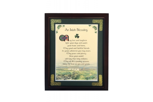 /Irish-Blessings/8x10-Framed/An-Irish-Blessing---May-Love-and-Laughter
