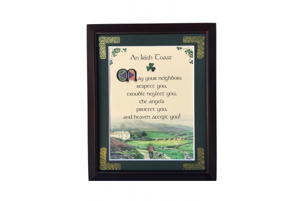 /Irish-Blessings/8x10-Framed/Irish-Toast---May-Your-Neighbors
