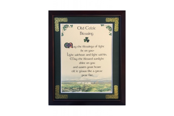 /Irish-Blessings/8x10-Framed/Old-Celtic-Blessing