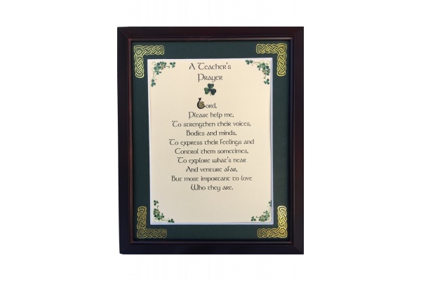 /Irish-Blessings/8x10-Framed/Teachers-Prayer