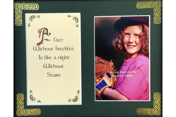 /Irish-Blessings/8x10-Matted-Photo-Verse/A-Face-Without-Freckles