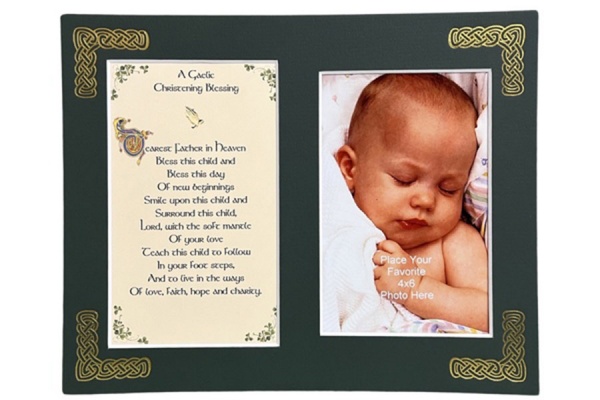 A Gaelic Christening Blessing  - 8x10 Matted Photo Verse