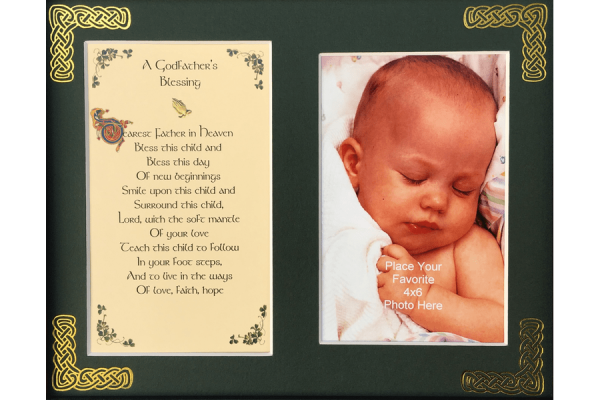 A Godfather's Blessing  - 8x10 Matted Photo Verse