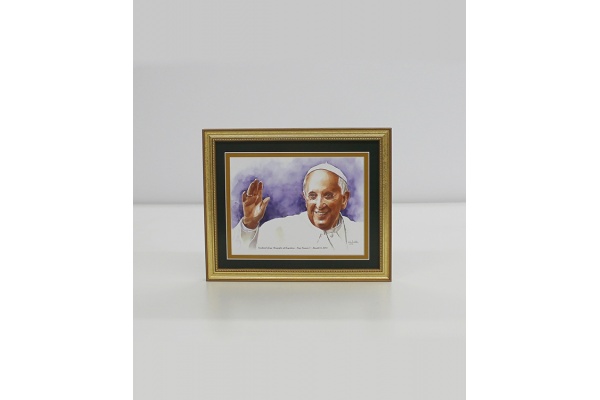Religious/pope-francis-i-framed-watercolor-print-8x10