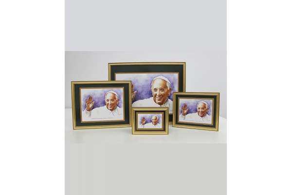 Religious/pope-francis-i-framed-watercolor-prints-group