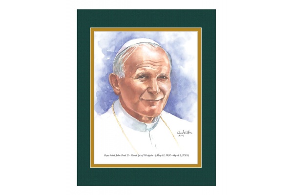 Religious/pope-saint-john-ii-watercolor-print-11x14
