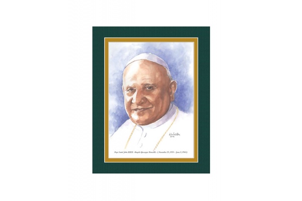 Religious/pope-saint-john-xxiii-watercolor-print-8x10