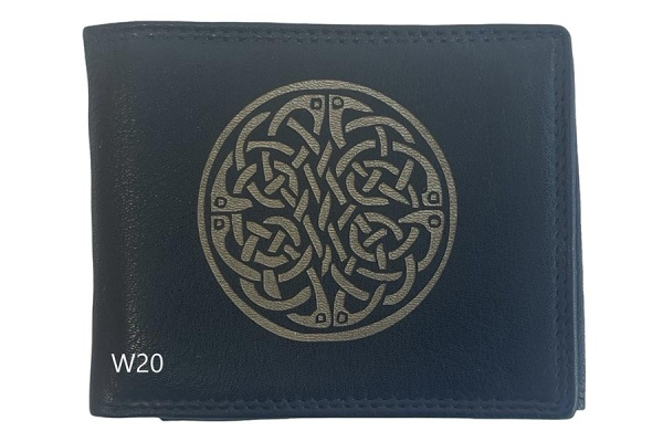 Celtic Knot Wallet - Black