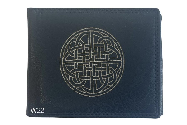 Celtic Knot Wallet - Black