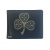 Celtic Shamrock Wallet - Black